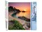 Figured'Art Paint by Numbers Kit for Adults Quiet Beach at Dusk 16"x20" - Craft Art Painting DIY Kit Rolled Canvas without frame